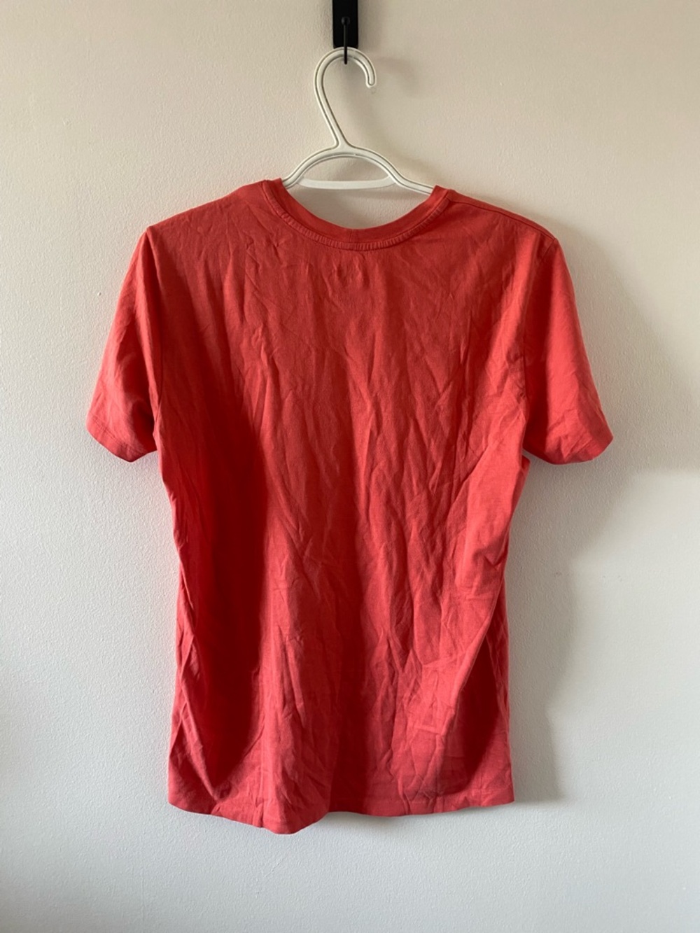 Armani Exchange Coral-Red AX Logo Short Sleeve Tee - Picture 2 of 6